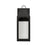 Capital Lighting Burton 6" Outdoor Wall Lantern, Twist Lock, Bk