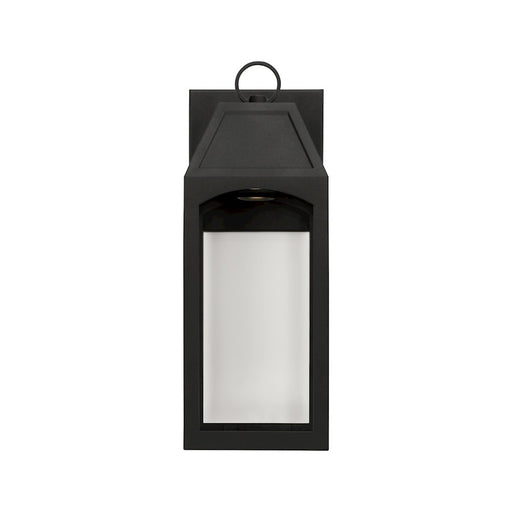 Capital Lighting Burton 6" Outdoor Wall Lantern, Twist Lock, Bk