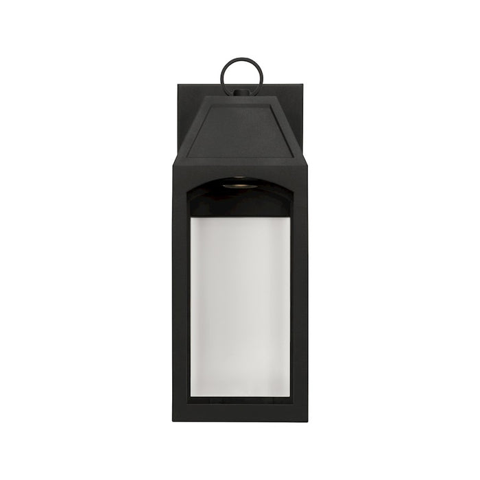 Capital Lighting Burton 6" Outdoor Wall Lantern, Twist Lock, Bk