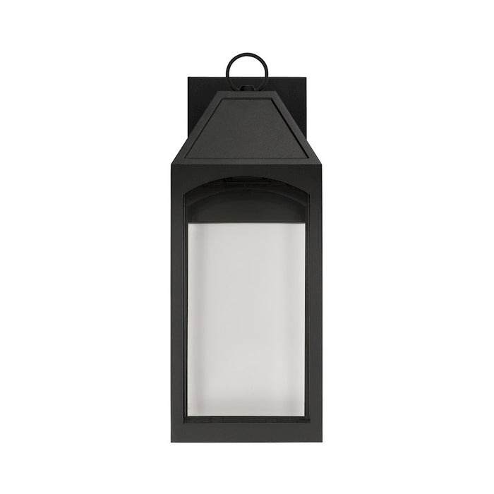 Capital Lighting Burton 1 Light Outdoor Wall Lantern, Black