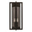 Capital Lighting Kent Outdoor Wall Lantern, Black/Clear