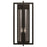 Capital Lighting Kent 3 Light Outdoor Wall Lantern, Black/Clear