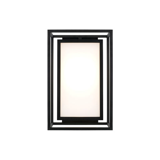 Capital Lighting Aiden 1Lt 10" Outdoor Wall Lantern, Black/Soft White