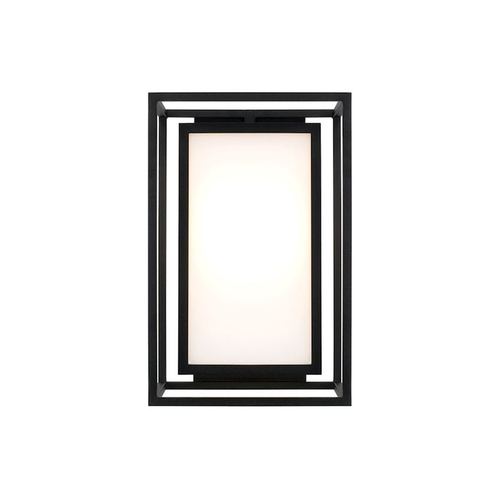 Capital Lighting Aiden 1Lt 10" Outdoor Wall Lantern, Black/Soft White