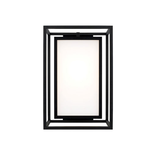 Capital Lighting Aiden 1Lt 17" Outdoor Wall Lantern, Black/Soft White