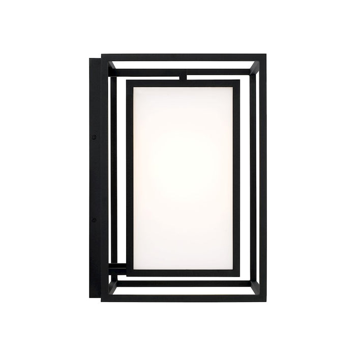 Capital Lighting Aiden 1Lt 17" Outdoor Wall Lantern, Black/Soft White