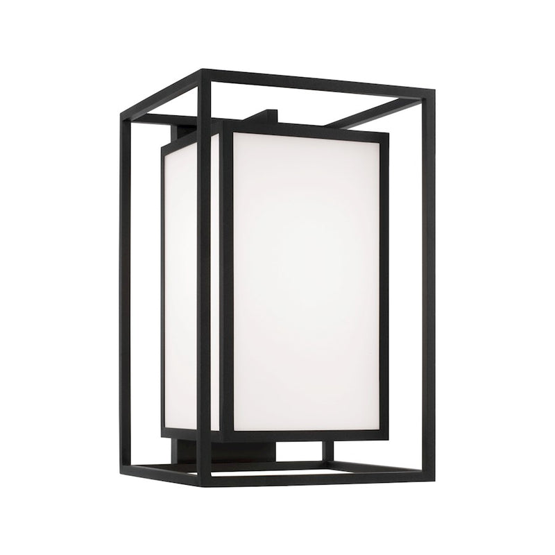 Capital Lighting Aiden 1Lt 20" Outdoor Wall Lantern, Black/Soft White