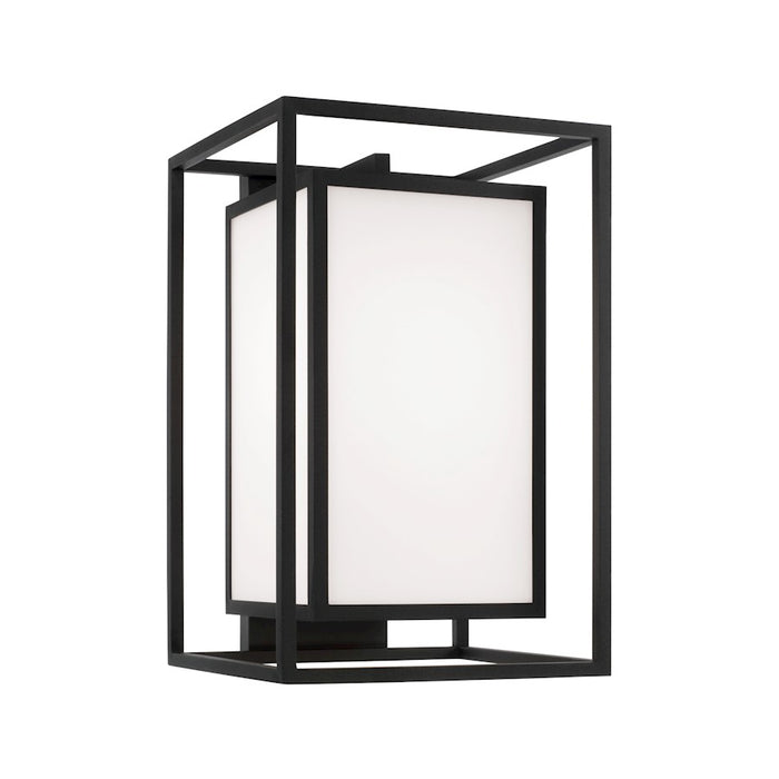 Capital Lighting Aiden 1Lt 20" Outdoor Wall Lantern, Black/Soft White - 953113BK