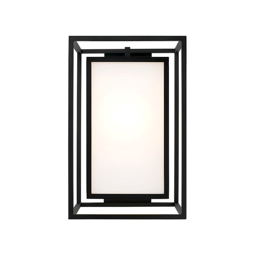 Capital Lighting Aiden 1Lt 20" Outdoor Wall Lantern, Black/Soft White