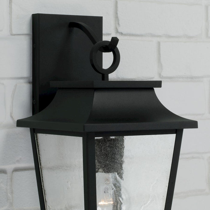 Capital Lighting Chandler 1Lt Outdoor Wall Lantern, Black/Antiqued