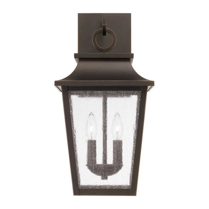 Capital Lighting Chandler 2Lt Outdoor Wall Lantern, Bronze/Antiqued