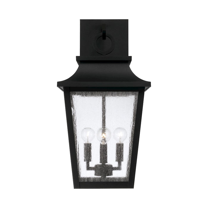 Capital Lighting Chandler 4Lt Outdoor Wall Lantern, Black/Antiqued