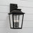 Capital Lighting Chandler 4Lt Outdoor Wall Lantern, Black/Antiqued