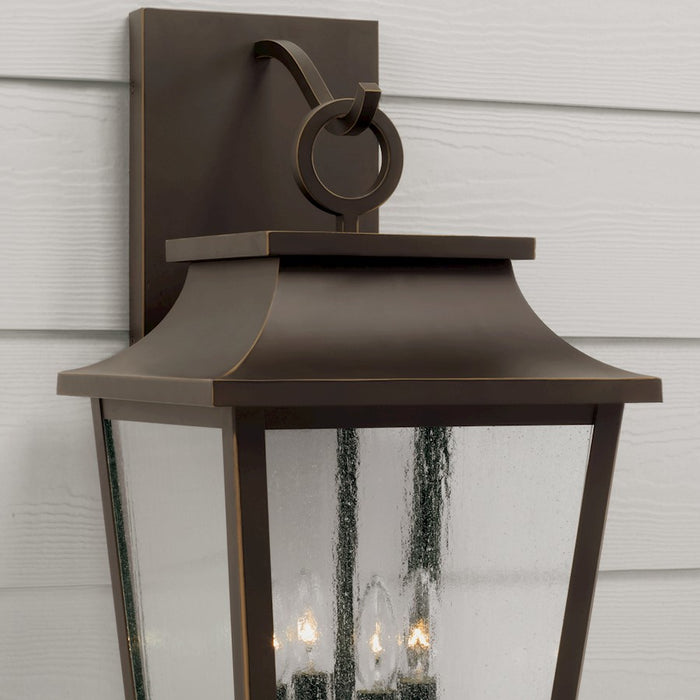 Capital Lighting Chandler 4Lt Outdoor Wall Lantern, Bronze/Antiqued