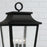 Capital Lighting Chandler 4Lt Outdoor Post Lantern, Black/Antiqued