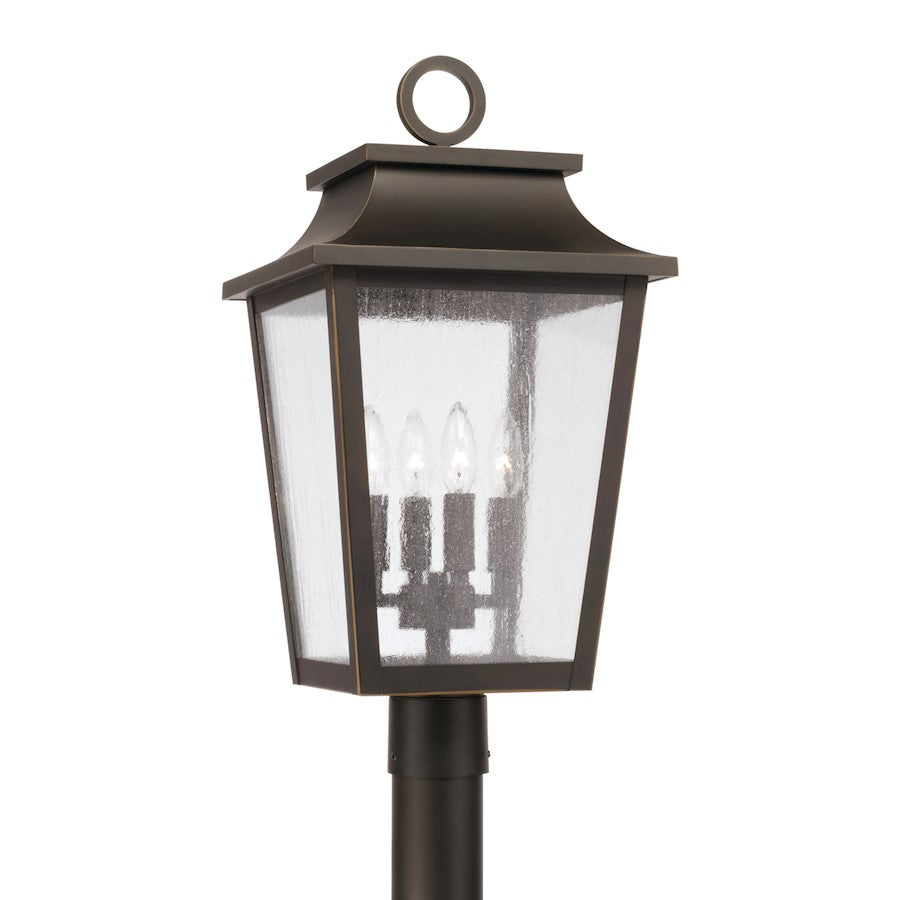 Capital Lighting Chandler 4Lt Outdoor Post Lantern, Bronze/Antiqued - 953345OZ