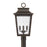 Capital Lighting Chandler 4Lt Outdoor Post Lantern, Bronze/Antiqued