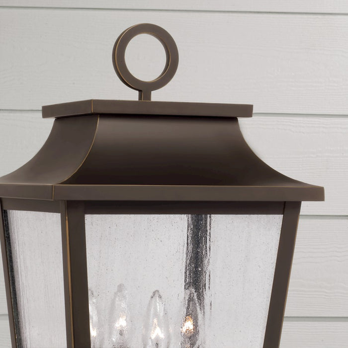 Capital Lighting Chandler 4Lt Outdoor Post Lantern, Bronze/Antiqued