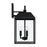 Capital Lighting Nelson 3Lt 19" Outdoor Wall Lantern, Black/Clear