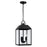 Capital Lighting Nelson 3Lt Outdoor Hanging Lantern, Black/Clear - 953434BK
