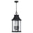 Capital Lighting Bridger 4Lt Outdoor Hanging Lantern, Black/Seeded - 953644BK