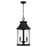 Capital Lighting Bridger 4Lt Outdoor Hanging Lantern, Black/Seeded