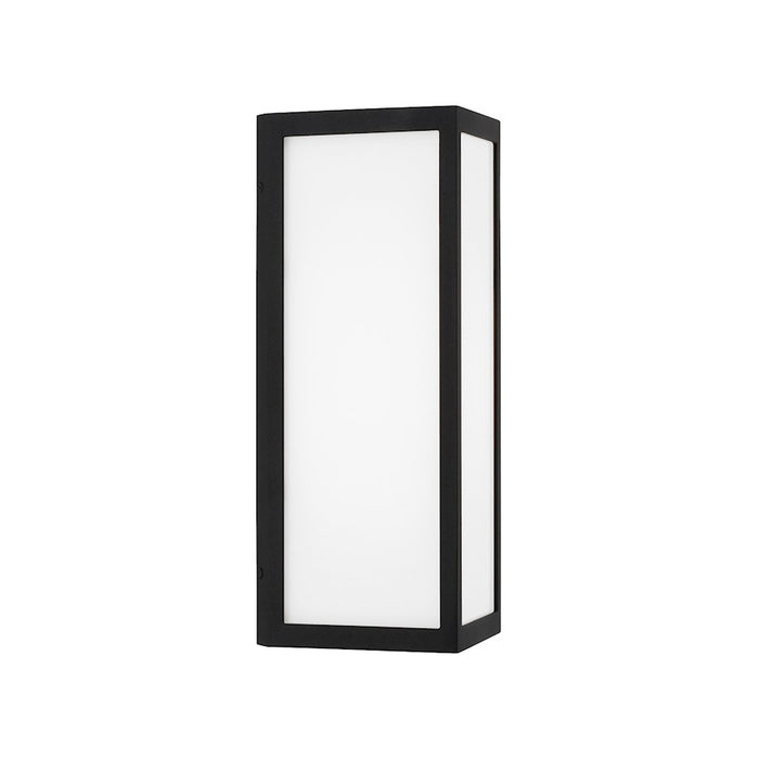 Capital Lighting Irvin 1Lt Outdoor Wall-Lantern, Black/White - 954711BK-LD