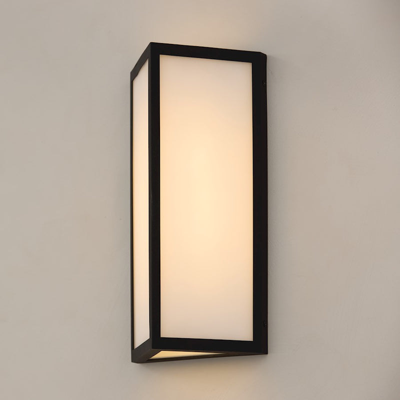 Capital Lighting Irvin 1Lt Outdoor Wall-Lantern, Black/White