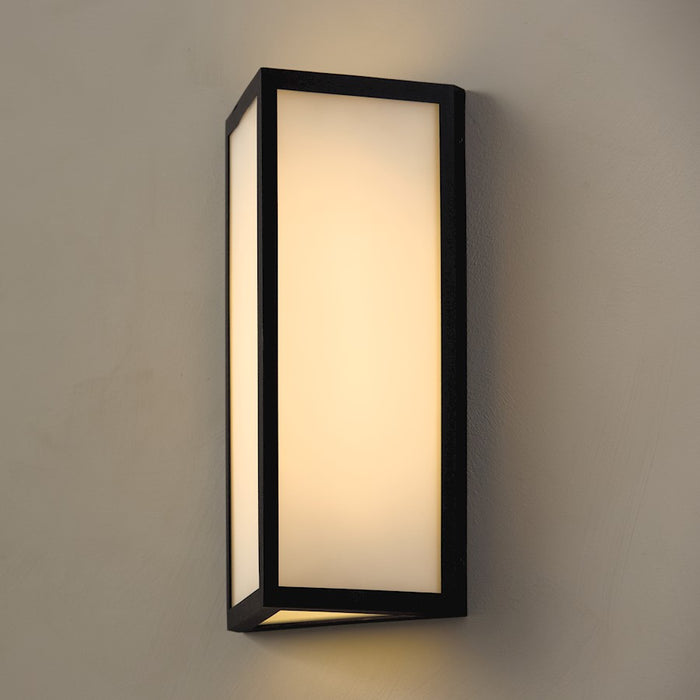 Capital Lighting Irvin 1Lt Outdoor Wall-Lantern, Black/White