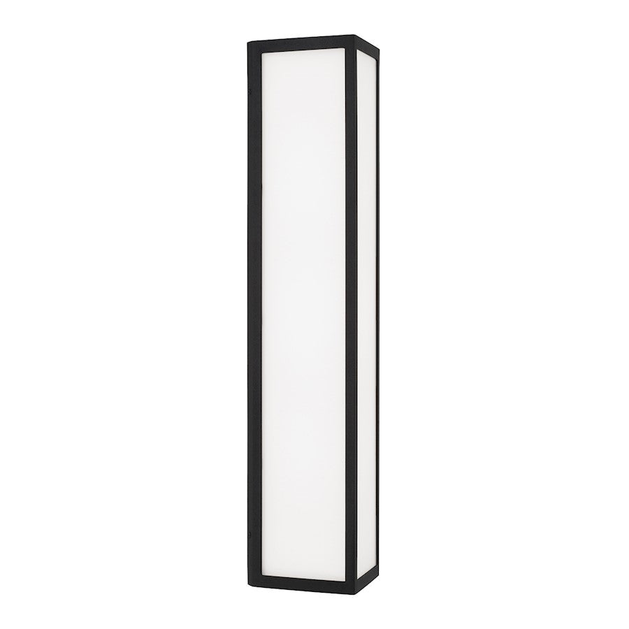 Capital Lighting Irvin 3Lt Outdoor Wall-Lantern, Black/White - 954731BK-LD