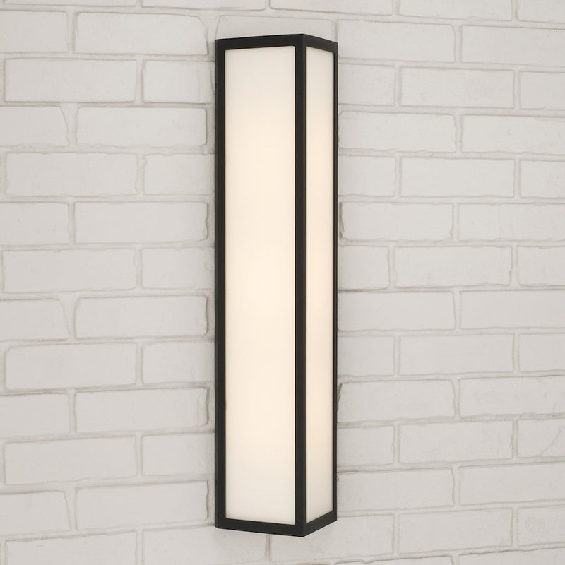 Capital Lighting Irvin 3Lt Outdoor Wall-Lantern, Black/White