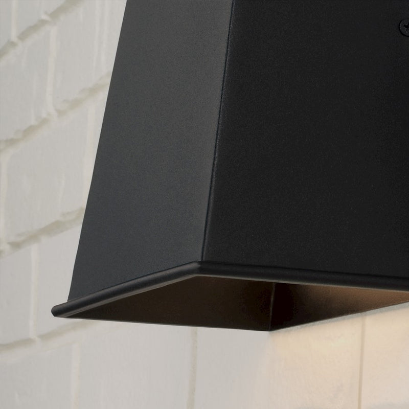 Capital Lighting Ansel 1 Light 8" Outdoor Wall Lantern, Black