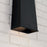 Capital Lighting Ansel 1 Light 19" Outdoor Wall Lantern, Black