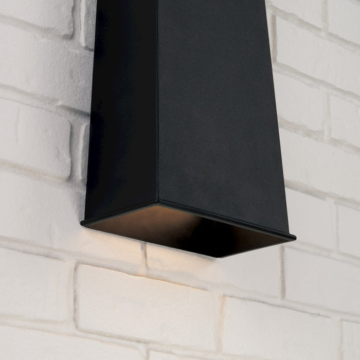 Capital Lighting Ansel 1 Light 19" Outdoor Wall Lantern, Black