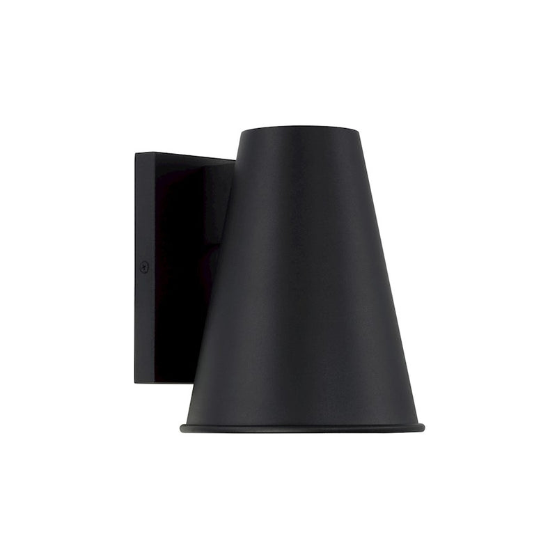 Capital Lighting Yardley 1Lt 7" Outdoor Wall Lantern, Black/White