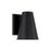 Capital Lighting Yardley 1Lt 7" Outdoor Wall Lantern, Black/White - 955111BK