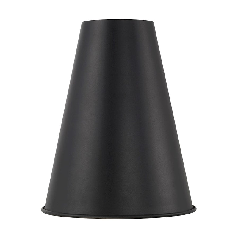 Capital Lighting Yardley 1Lt 10" Outdoor Wall Lantern, Black/White