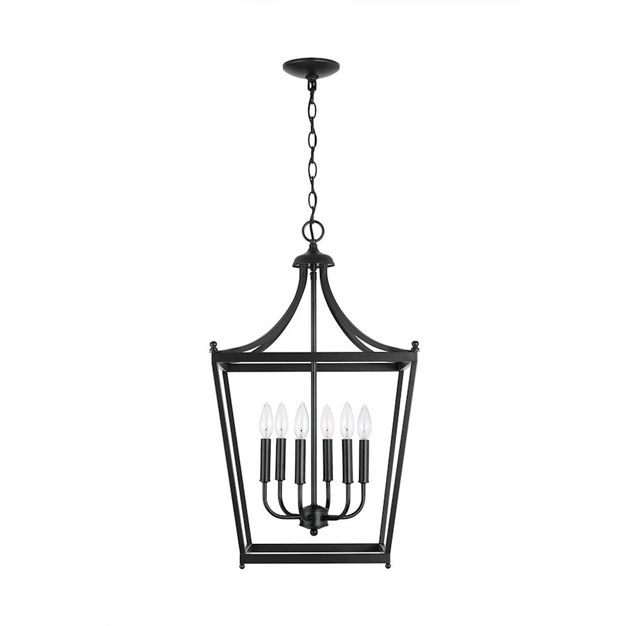 Capital Lighting Stanton 6-Light Foyer, Matte Black