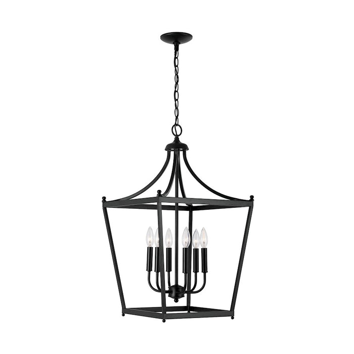 Capital Lighting Stanton 6-Light Foyer, Matte Black