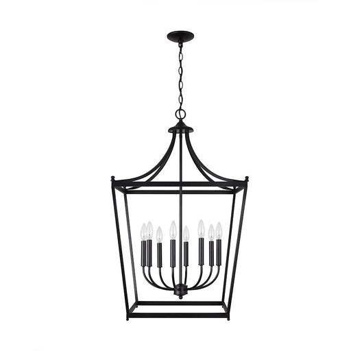 Capital Lighting Stanton 8-Light Foyer, Matte Black