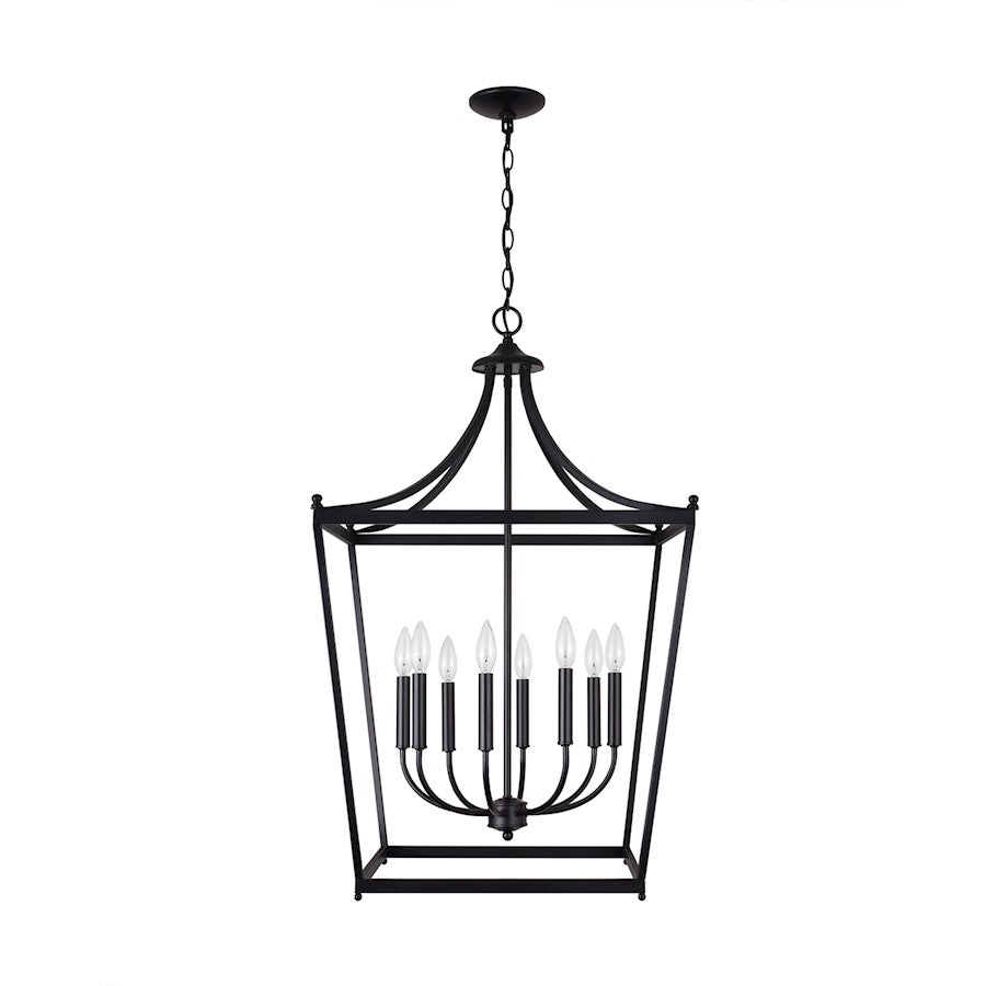 Capital Lighting Stanton 8-Light Foyer, Matte Black