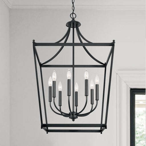 Capital Lighting Stanton 8-Light Foyer, Matte Black