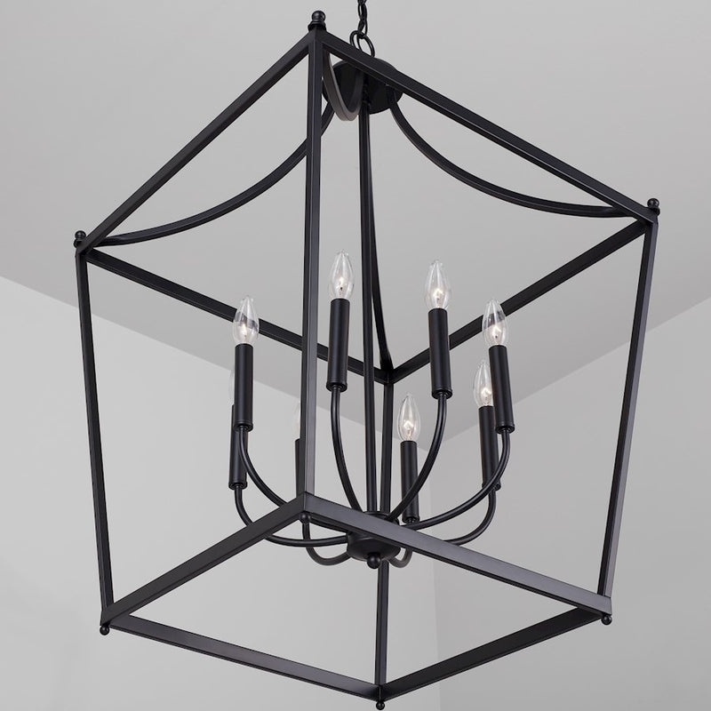Capital Lighting Stanton 8-Light Foyer, Matte Black