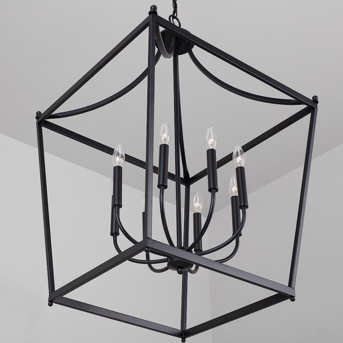 Capital Lighting Stanton 8-Light Foyer, Matte Black