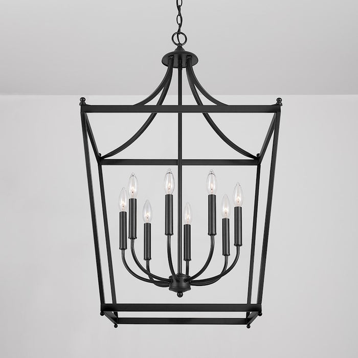 Capital Lighting Stanton 8-Light Foyer, Matte Black