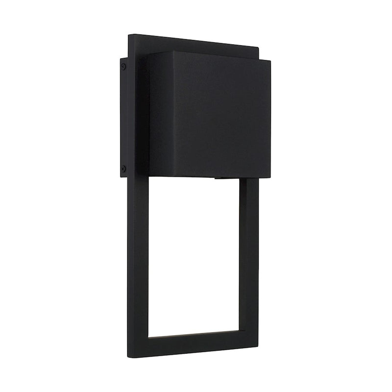 Capital Lighting Nate 1 Light 15" Outdoor Wall Lantern, Black