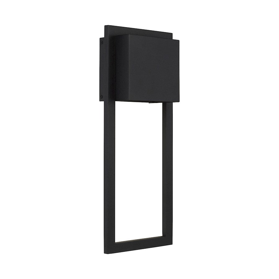 Capital Lighting Nate 1 Light 20" Outdoor Wall Lantern, Black - 956012BK-GL
