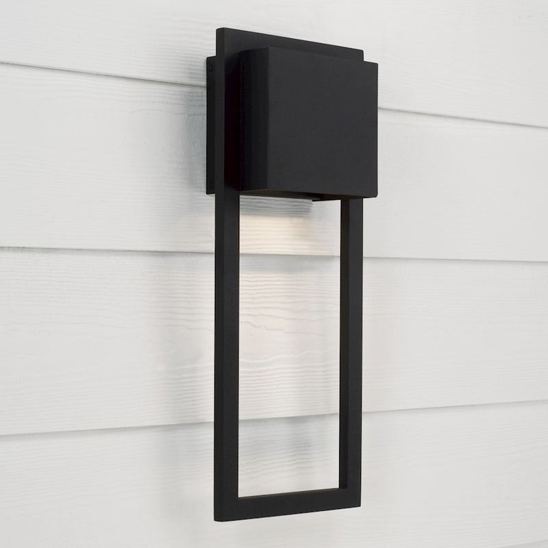 Capital Lighting Nate 1 Light 20" Outdoor Wall Lantern, Black