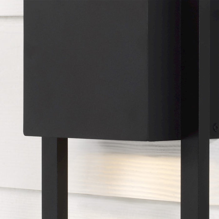 Capital Lighting Nate 1 Light 20" Outdoor Wall Lantern, Black