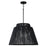 Capital Lighting Jasper 1 Light Outdoor Pendant, Oynx and Black